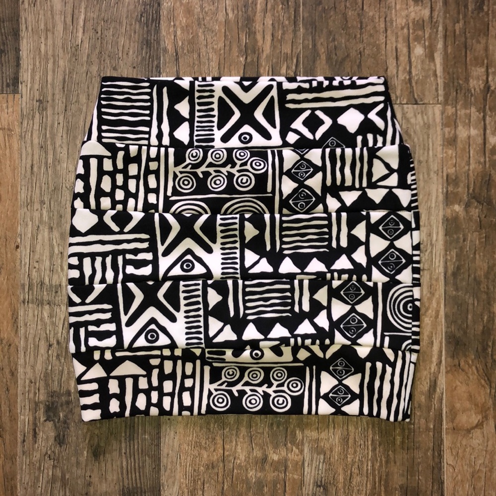 Aztec pencil skirt